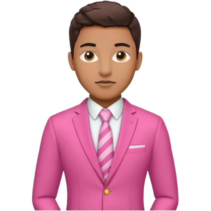 Rugby Fashion Suit pink emoji