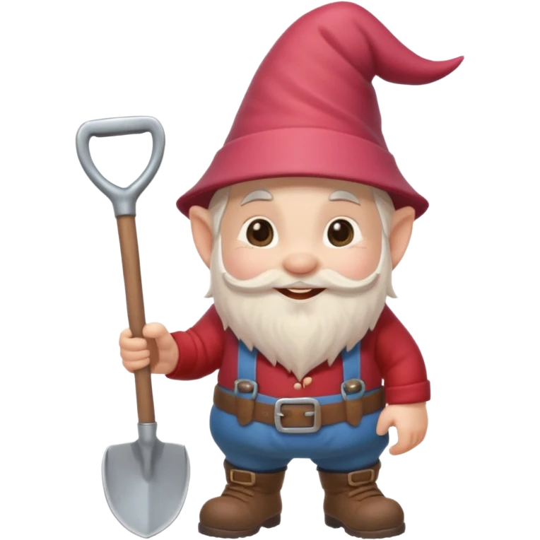 gnome with shovel emoji