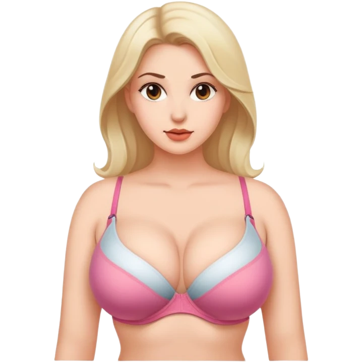 Women withmassive boobs with bra emoji