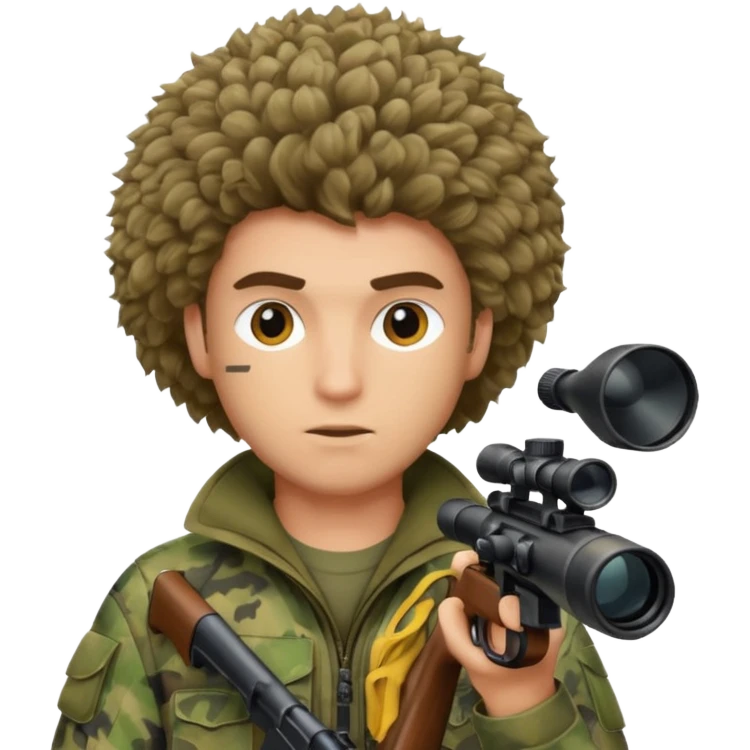 bushy sniper emoji