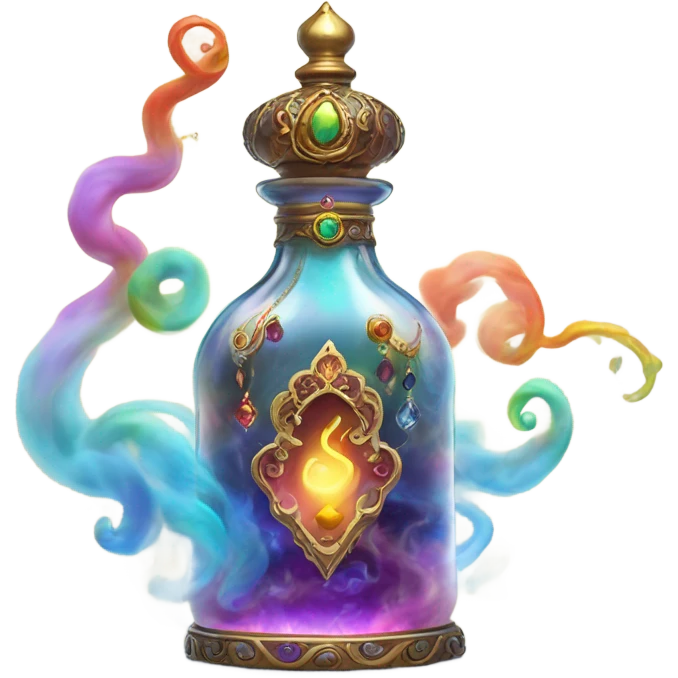 genie in bottle emoji
