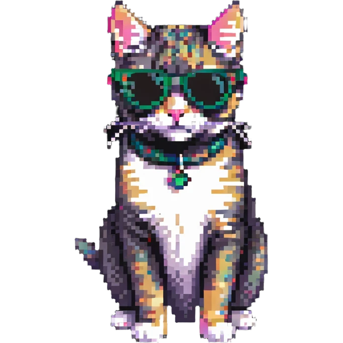 cat wearing sunglasses emoji