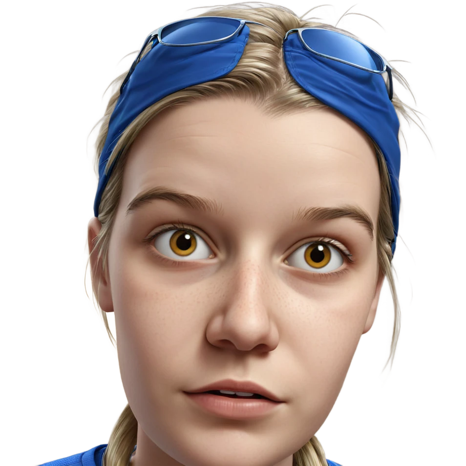 realistic portrait of girl emoji