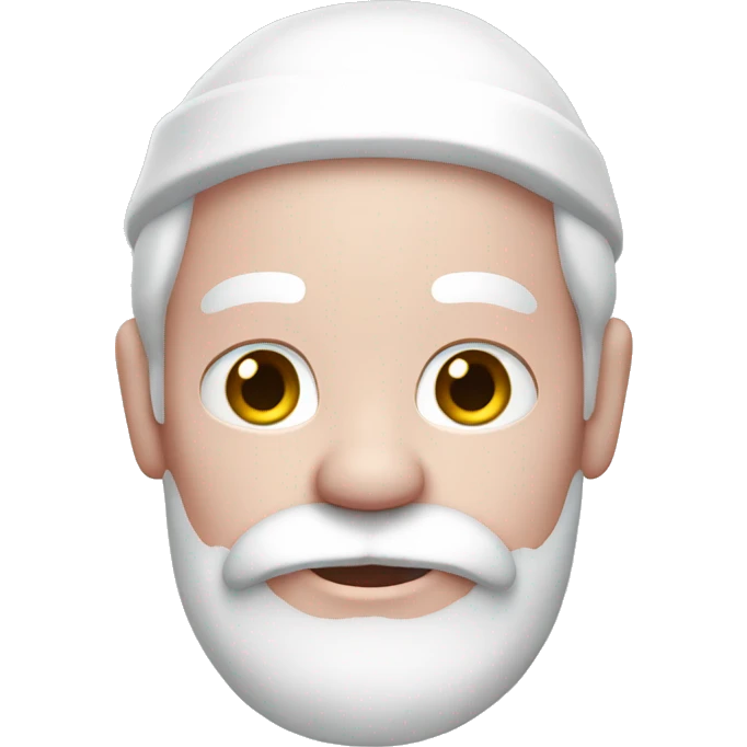 Light Pink Santa Claus with white skin emoji