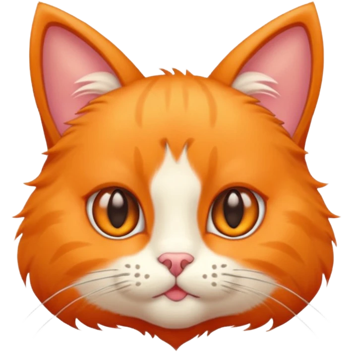 A cat face emoji, cute with whiskers and pointed ears. emoji
