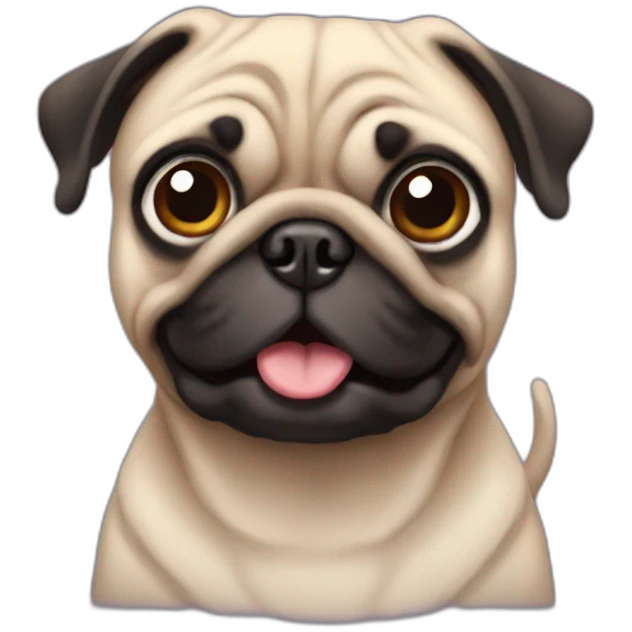 Pug emoji