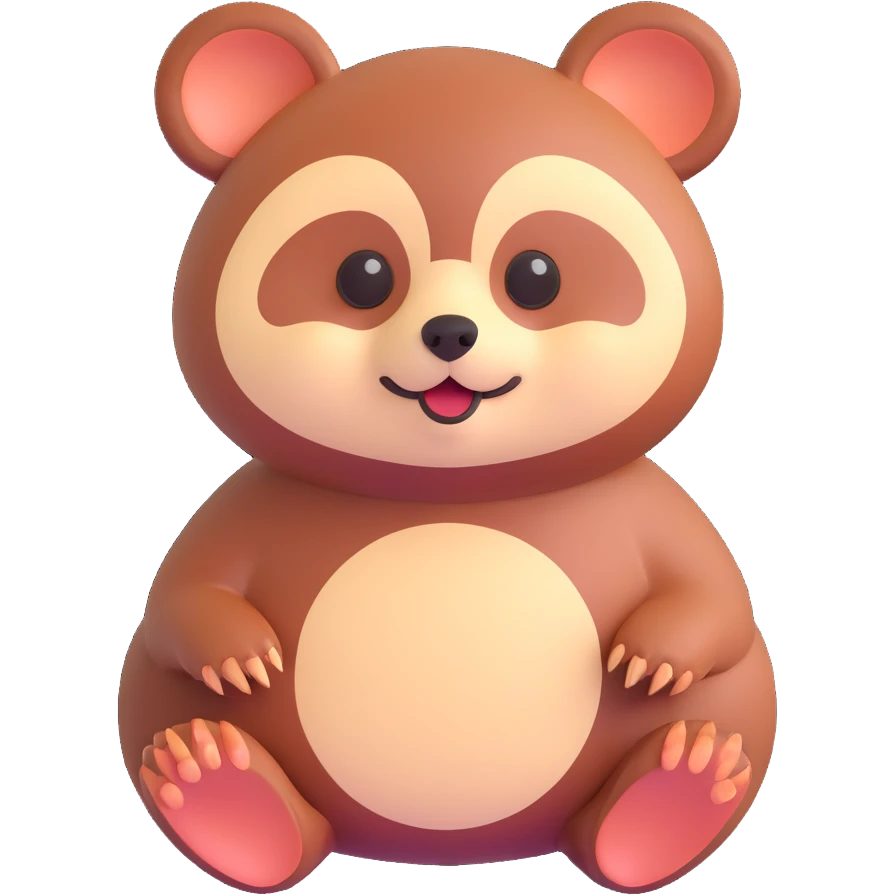 cute tanuki  emoji