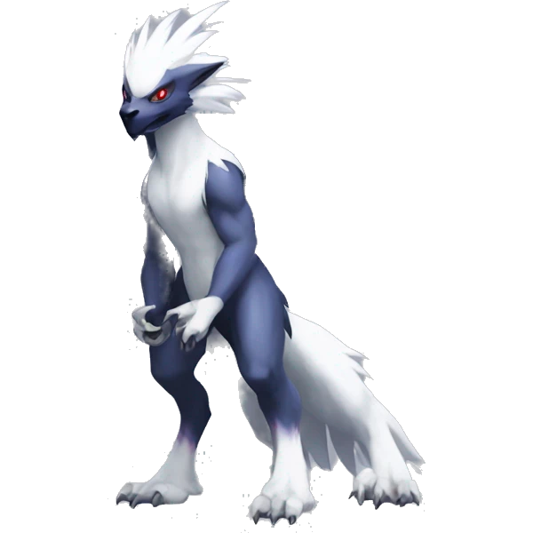 Edgy Cool Nargacuga-Absol-Pokémon Full Body emoji