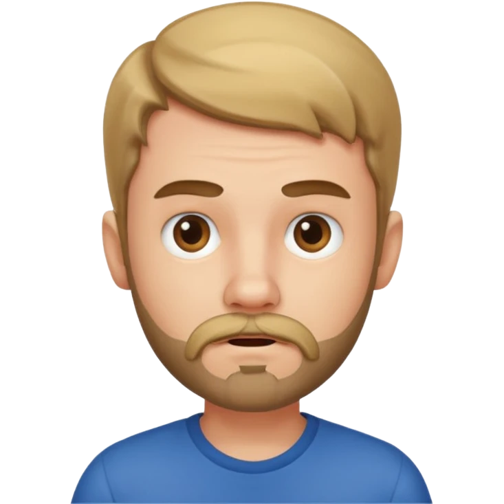 confused boy with facial hair emoji
