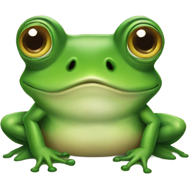 Awkward frog  emoji