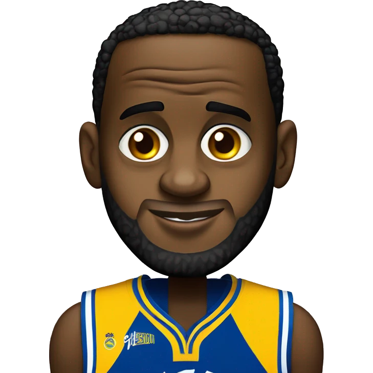 LeBron James with a Maccabi Tel Aviv jersey emoji