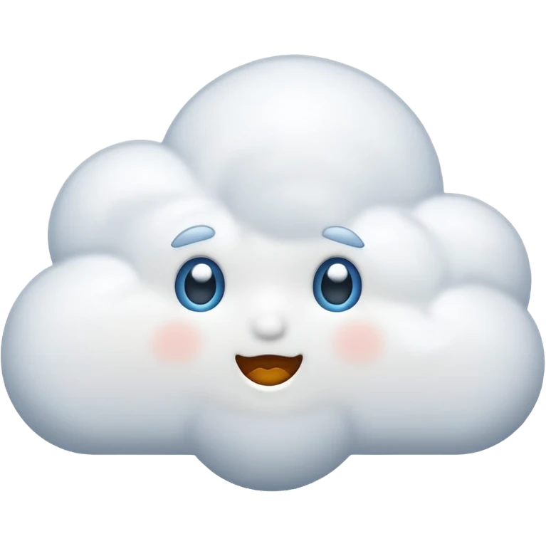 snow cloud emoji