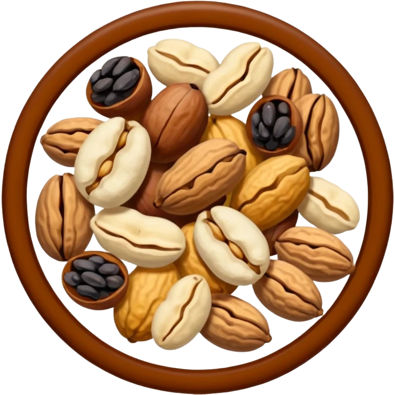 Good Ol' Raisins and Peanuts" (trail mix) emoji