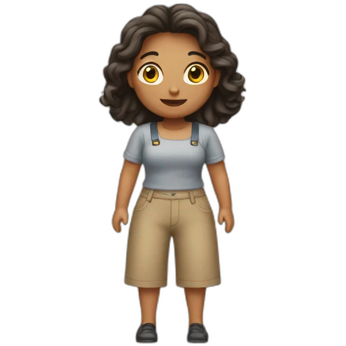 Une femme en culotte emoji