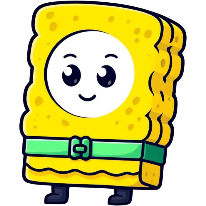 generic SpongeBob like character emoji