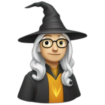 a wizard data scientist emoji
