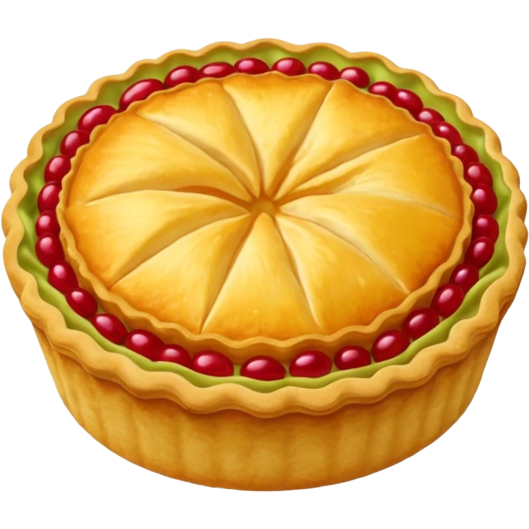 tart food in 3d style no faces emoji