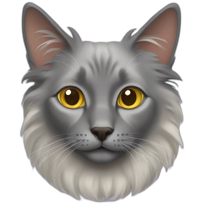 Nebelung cat emoji