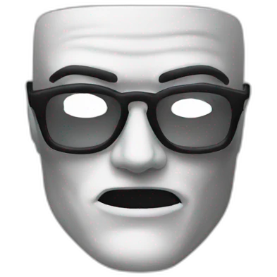 mr robot mask emoji