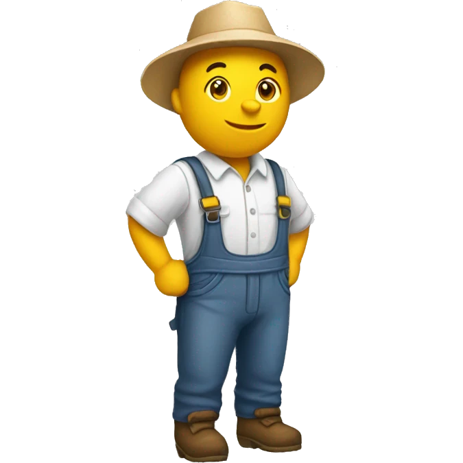 Chicken farm worker emoji