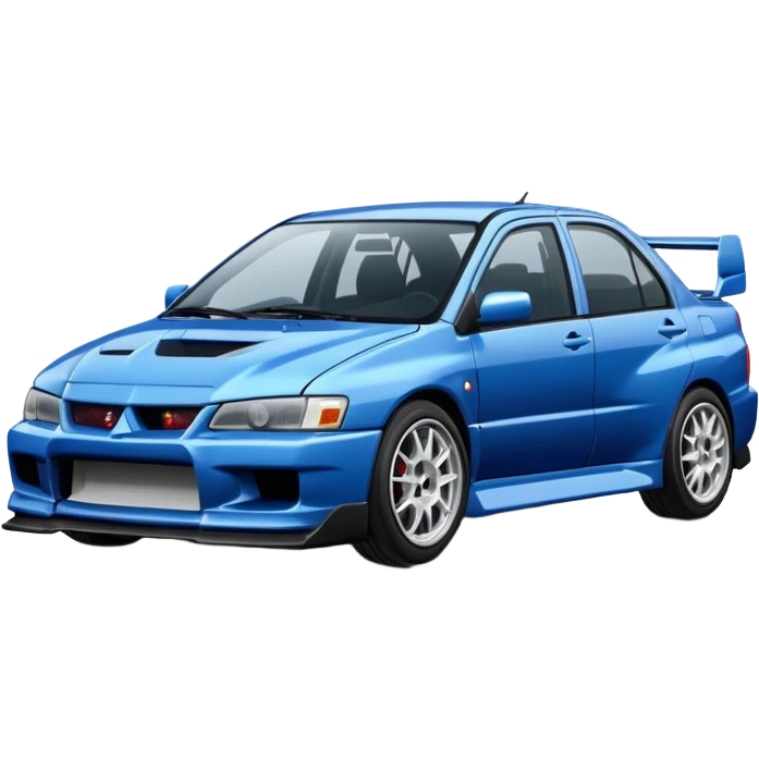 Mitsubishi Lancer Evo VI best view with some cool prints emoji