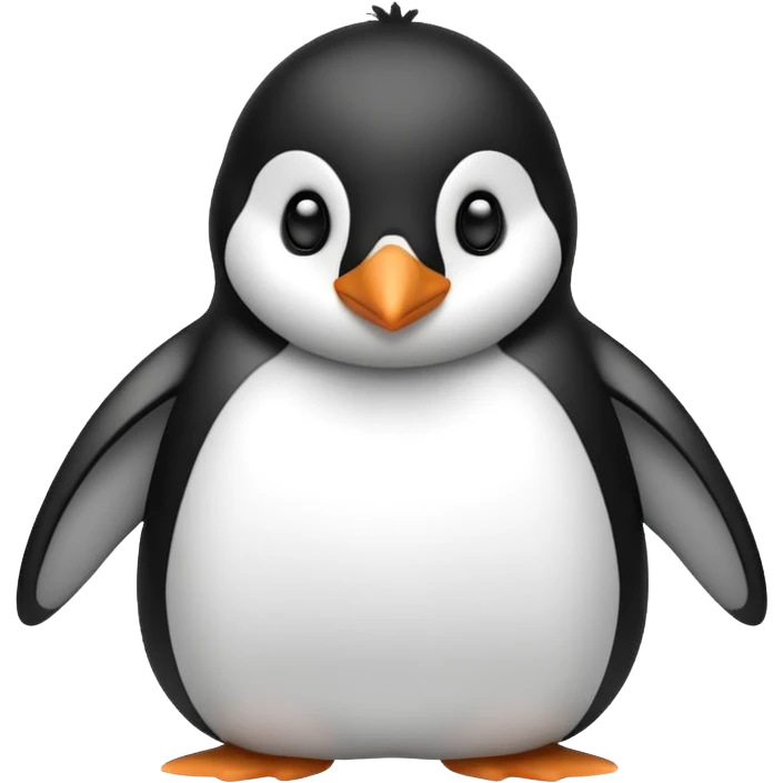 cute penguin emoji