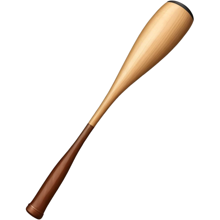 thick wooden baseball bat emoji