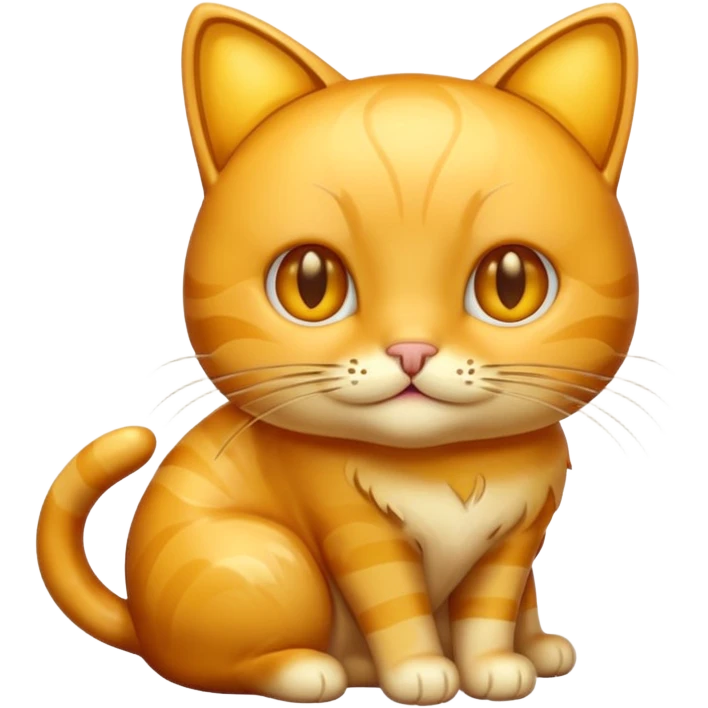 Cat made of honey emoji