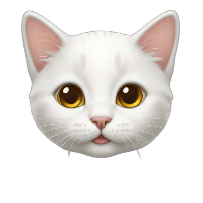 white kitten emoji