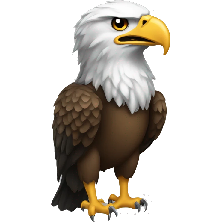 Eagle eating a steeler emoji