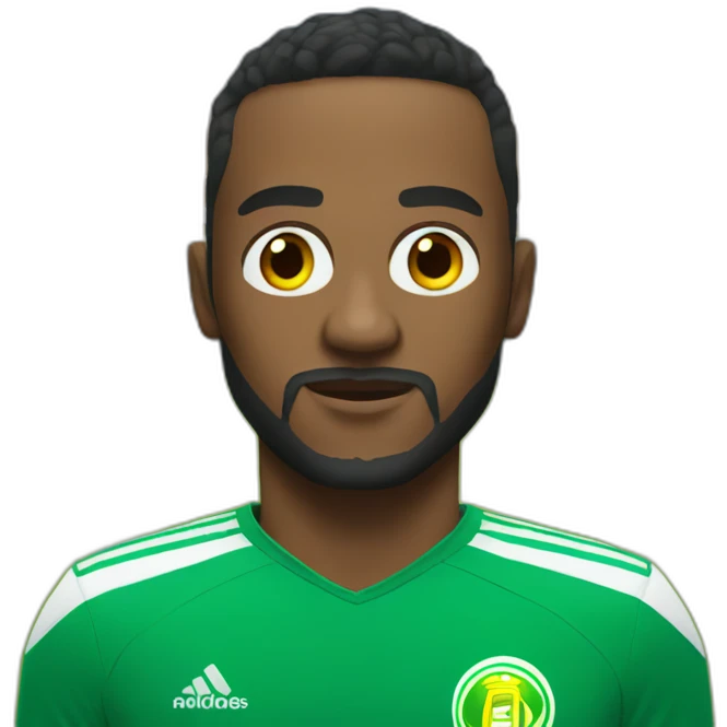 Footballer in a drone emoji