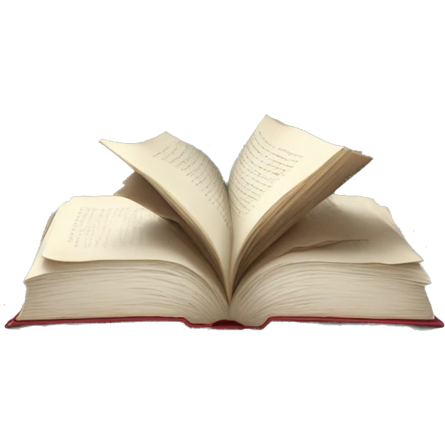 book with title english emoji