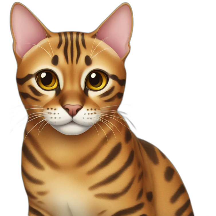 Bengal cat emoji