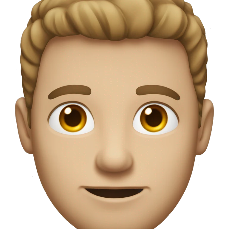 Man with the whites of his eyes red emoji