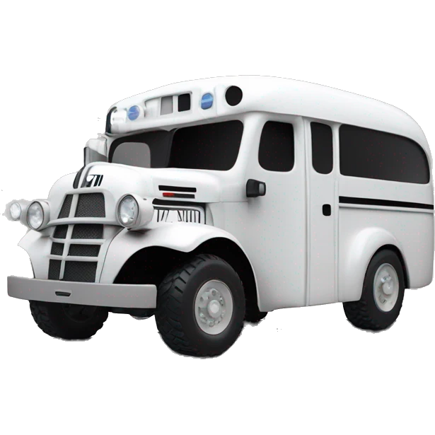 First order storm trooper’s 1949 dodge  power wagon bus  emoji