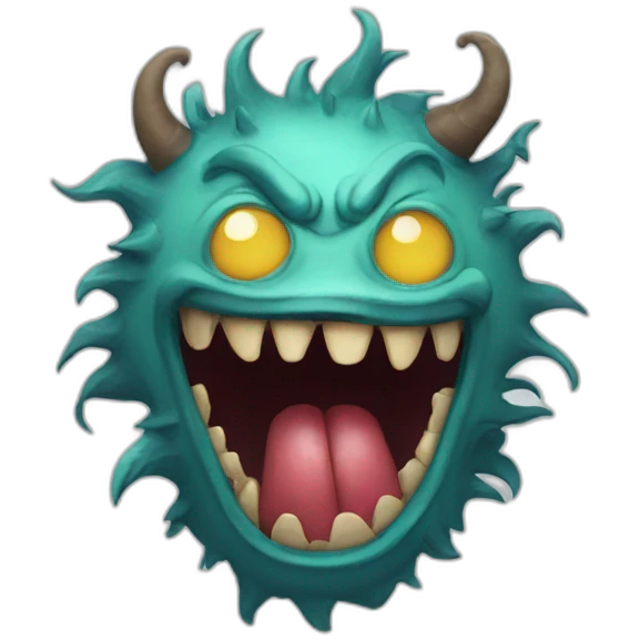 crazy monster emoji