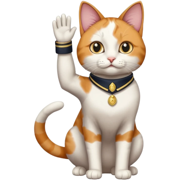 saluting female cat emoji