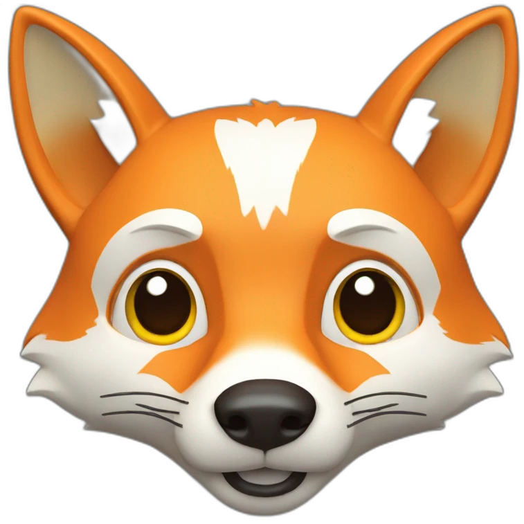 fox 3D emoji