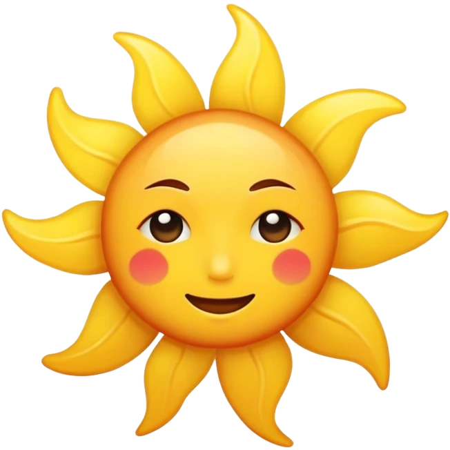 Good morning sun emoji