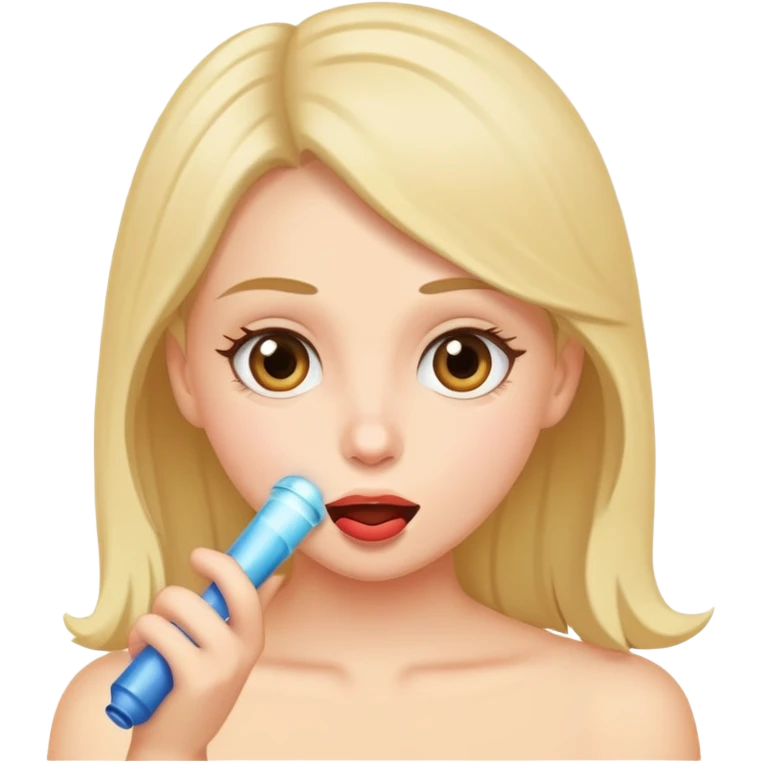 Girl doing blowjob  emoji