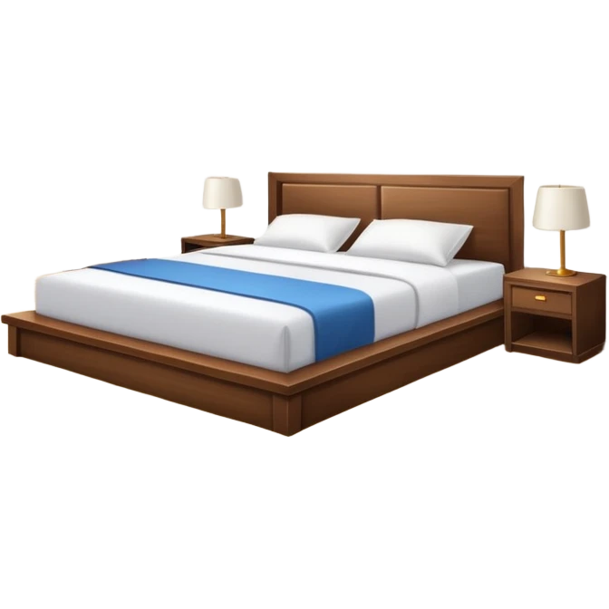 hotel bedroom emoji