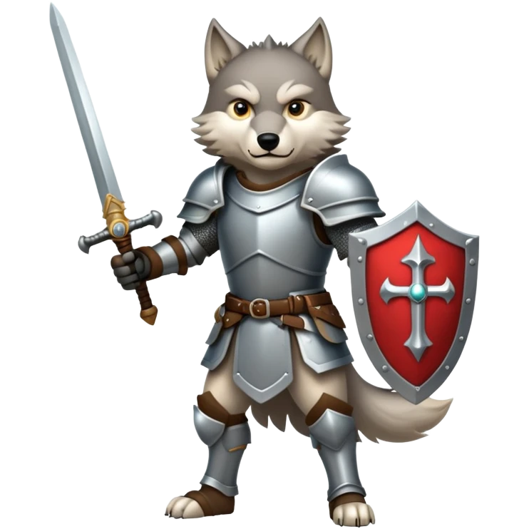 Wolf crusader  emoji