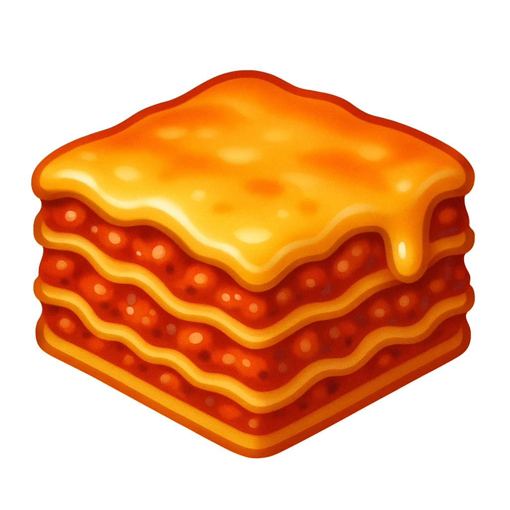 LASAGNE EMOJI STYLE IPHONE emoji