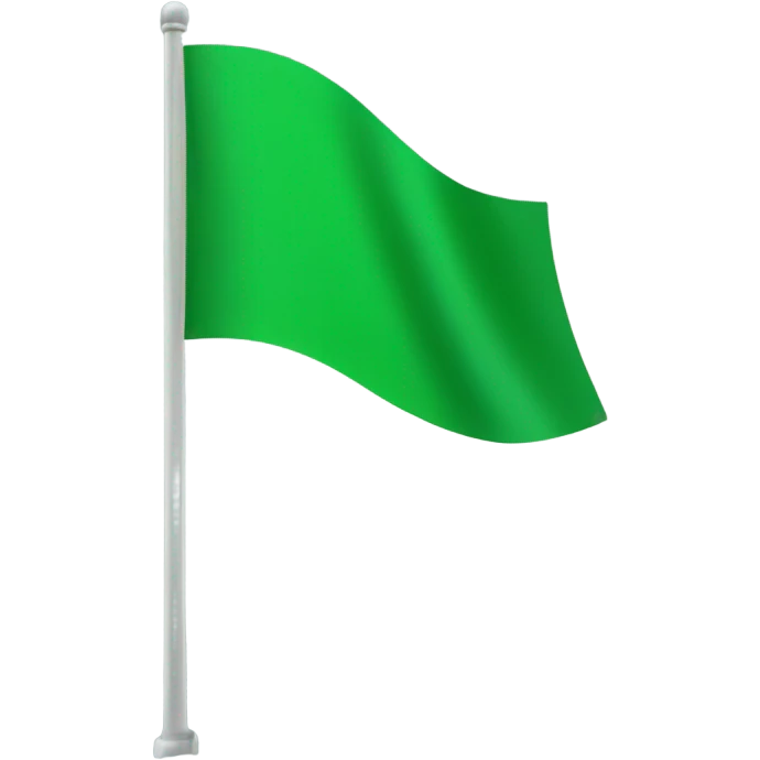 green flag emoji