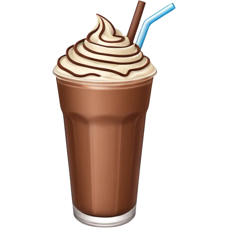 chocolate milk shake emoji