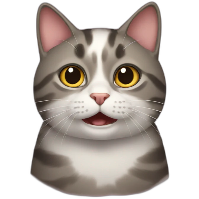 Cat surprise emoji