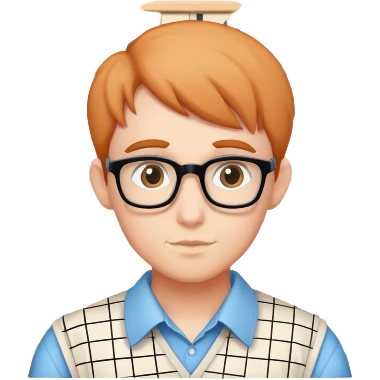 Nerd face in front of a Sudoku grid emoji