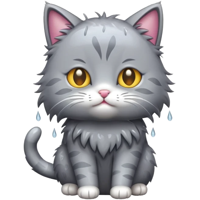 cat in the rain emoji