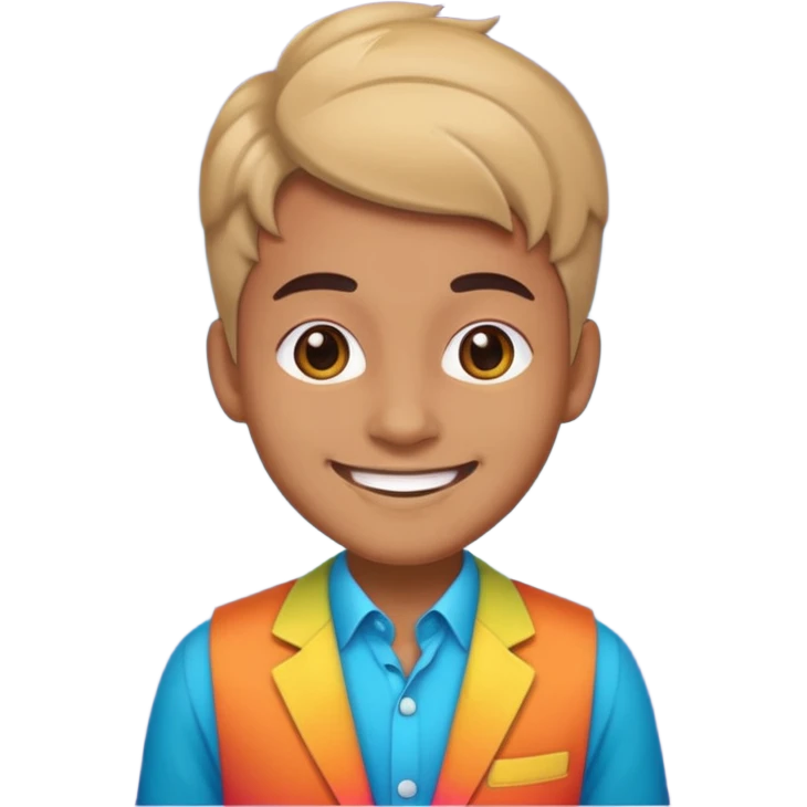 a creative clothing maker profile picture  emoji