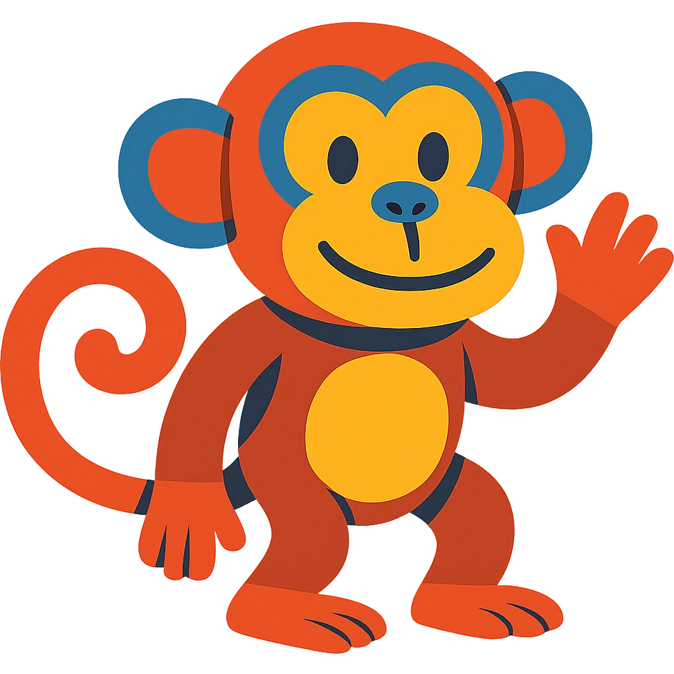cartoon monkey emoji